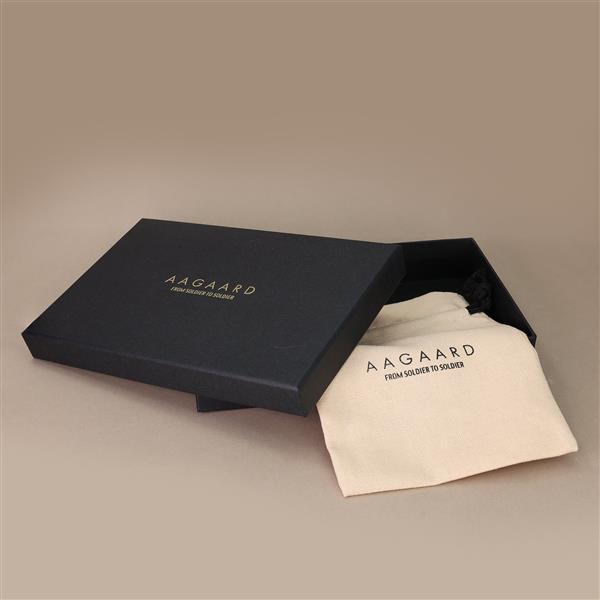 FSTS sort armbånd m forg lås 11, fra Aagaard