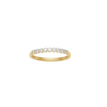 14kt. guldring m. 0,25 W/SI, fra Siersbøl