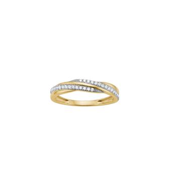 14kt. guldring m. 0,165 W/SI, fra Siersbøl