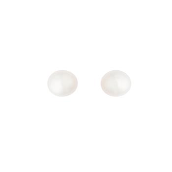 Ørestik sølv rh ferskvandsp. 3mm, fra L&G