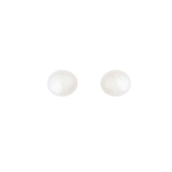 Ørestik sølv rh ferskvandsp. 3mm, fra L&G