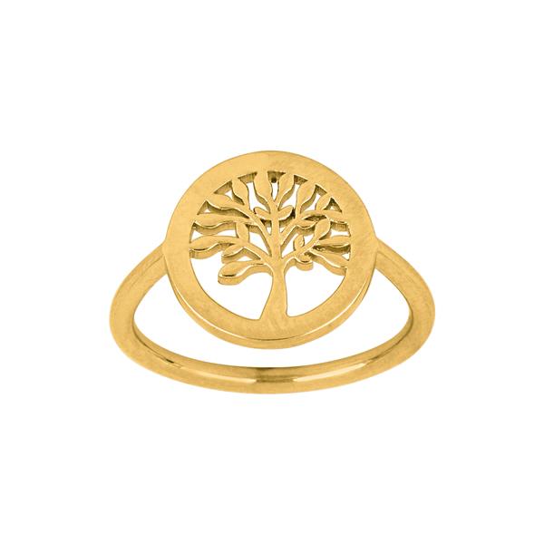 Forg. sølvring TREE52 11mm Str.50, fra Nordahl