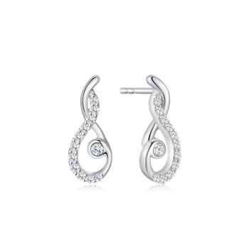 Sølv ørestikker, fra Støvring Design