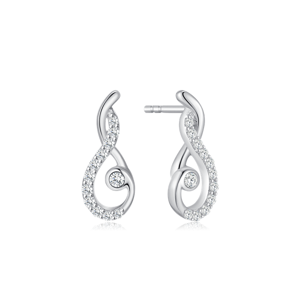 Sølv ørestikker, fra Støvring Design