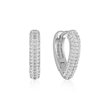 Sølv creoler, fra Støvring Design