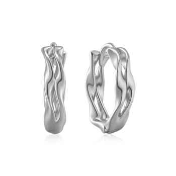 Sølv creoler, fra Støvring Design