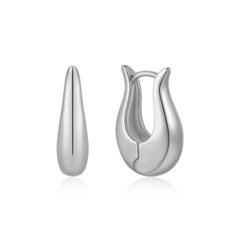 Sølv creoler, fra Støvring Design