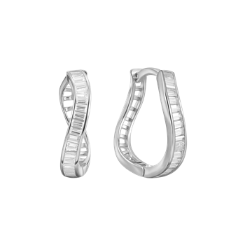 Sølv creoler, fra Støvring Design