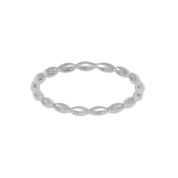 Rhod. sølvring Str.54, fra Siersbøl