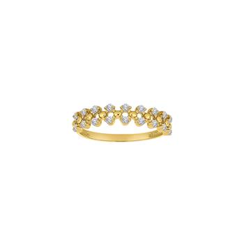 8kt. guldring m/cz, fra Siersbøl