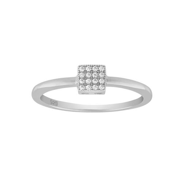 Rhodineret sølv ring ALITANOR 4mm* Str.56, fra Joanli Nor