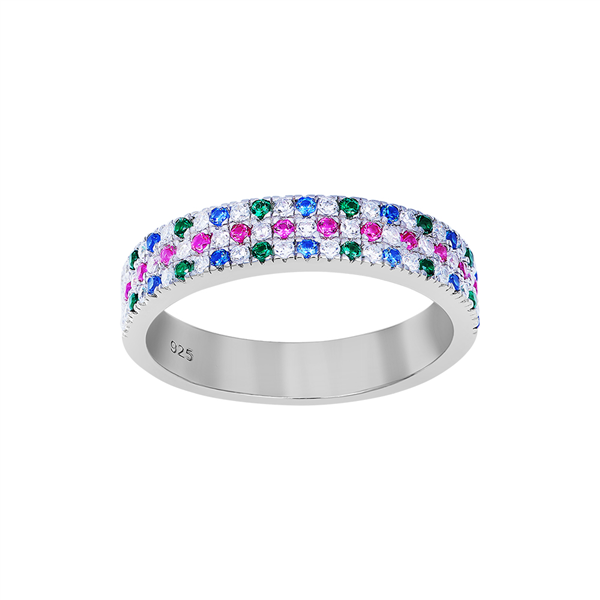 Rhd. sølv ring FREYANOR 4,5mm Str.54, fra Joanli Nor