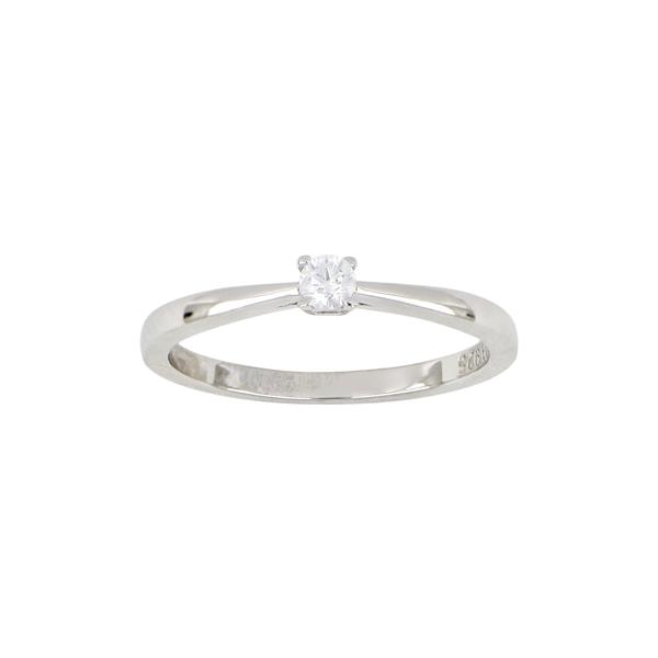 Rhd. sølv ring 3mm grab HEGENOR Str.52, fra Joanli Nor