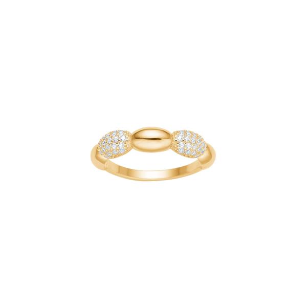 Forgyldt sølv ring REBECCANOR str. 58, fra Joanli Nor