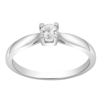 SWAROVSKI rhd sølvring AMELIANOR  5,5mm Str.60, fra Joanli Nor