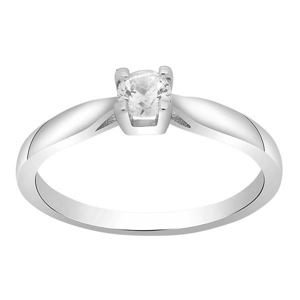 SWAROVSKI rhd sølvring AMELIANOR  5,5mm Str.60, fra Joanli Nor