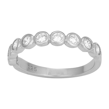 SWAROVSKI sølv ring AMYNOR Str.60, fra Joanli Nor