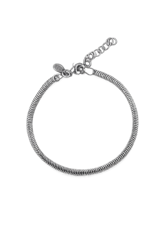 Armbånd sølv rhodineret sildeben, fra L&G