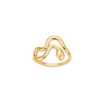 Forgyldt sølv ring SERPENS52 str. 52, fra Nordahl