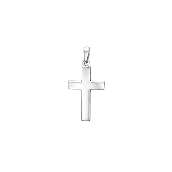 SØLV KORS 14 X18 MM, fra Aagaard