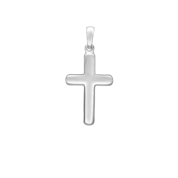 SØLV KORS 14 X 21,5 mm, fra Aagaard