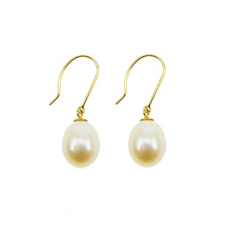 Earrings 14K w.white Fresh Water Pearls Pr.par, fra San - Links of Joy