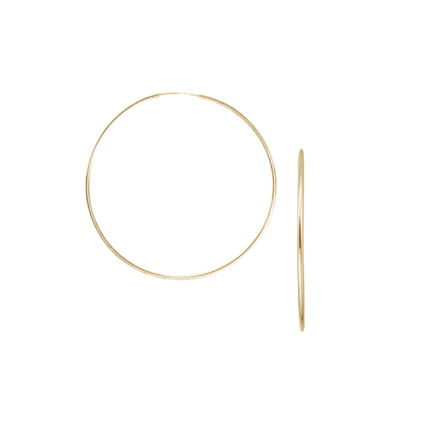 14KT CREOL 40MM, TRÅD 2MM M/VRIDLÅS, fra Aagaard