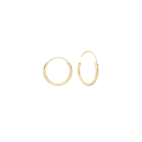 14KT CREOL 10,5 MM, TRÅD 1,2MM M/VIPPELÅ, fra Aagaard