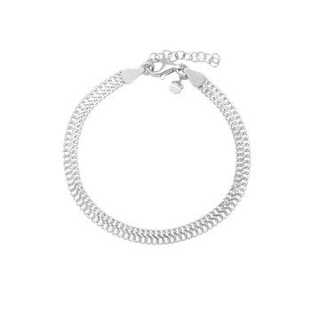 Armbånd Flad lænke, fra Aagaard