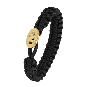 FSTS sort armbånd m forg lås 01, fra Aagaard