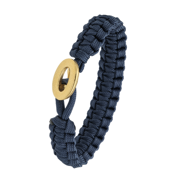 FSTS blåt armbånd m forg lås 06, fra Aagaard