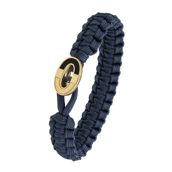 FSTS blåt armbånd m forg lås 08, fra Aagaard