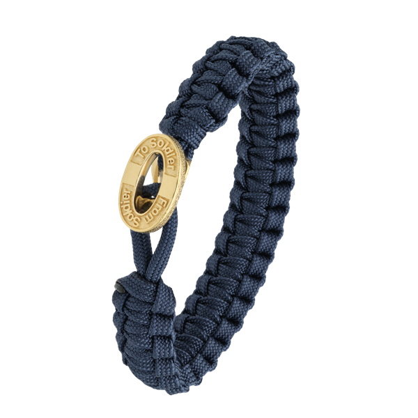 FSTS blåt armbånd m forg lås 10, fra Aagaard