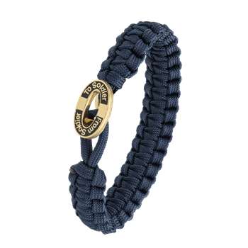 FSTS blåt armbånd m forg lås 11, fra Aagaard