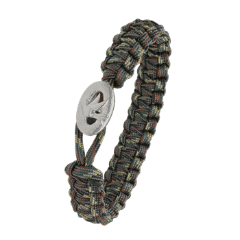 FSTS camouflage armbånd m sølv lås 01, fra Aagaard