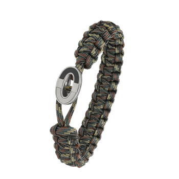 FSTS camouflage armbånd m sølv lås 08, fra Aagaard