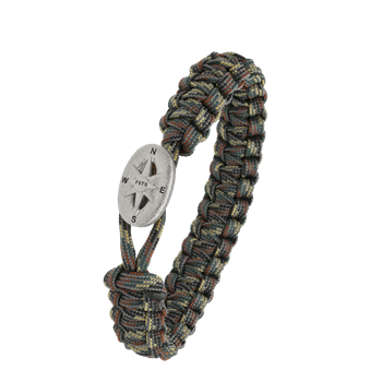 FSTS camouflage armbånd m sølv lås 09, fra Aagaard