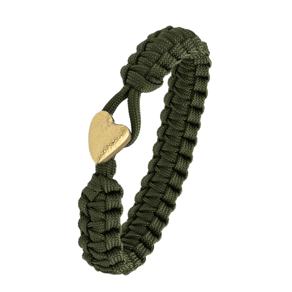 FSTS grønt armbånd m forg lås 05, fra Aagaard