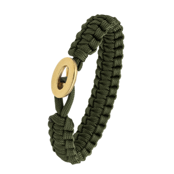 FSTS grønt armbånd m forg lås 06, fra Aagaard