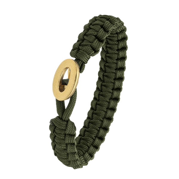 FSTS grønt armbånd m forg lås 06, fra Aagaard