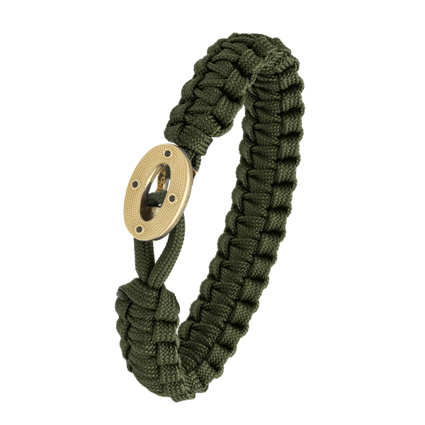 FSTS grønt armbånd m forg lås 07, fra Aagaard