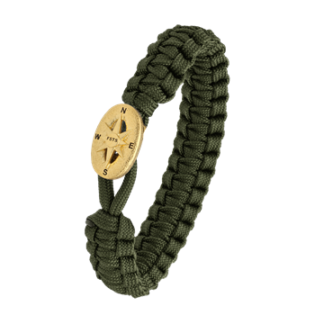 FSTS grønt armbånd m forg lås 09, fra Aagaard