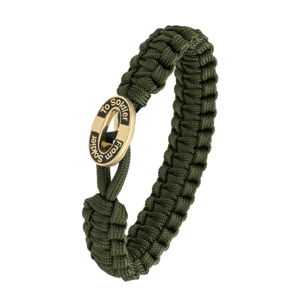 FSTS grønt armbånd m forg lås 11, fra Aagaard