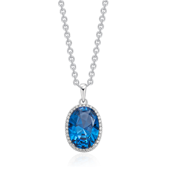 Sølv halskæde, fra Støvring Design