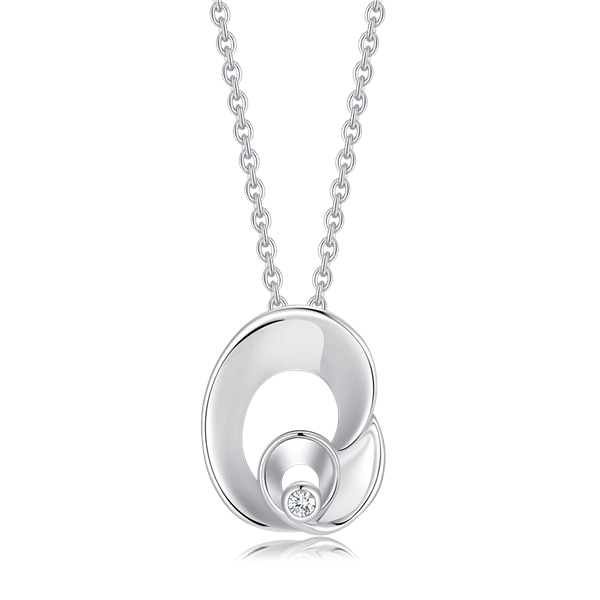 Sølv halskæde, fra Støvring Design