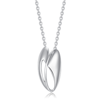 Sølv halskæde, fra Støvring Design