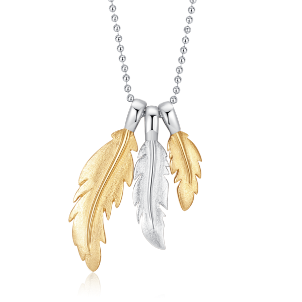 Sølv collier rhodineret, fra Støvring Design