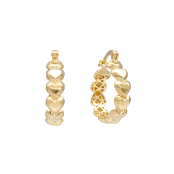 Øreringe hjerte creol , fra Aagaard