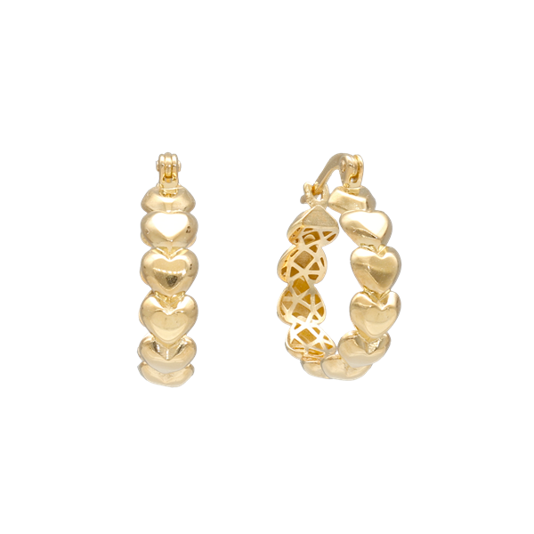 Øreringe hjerte creol , fra Aagaard