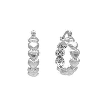 Øreringe hjerte creol, fra Aagaard